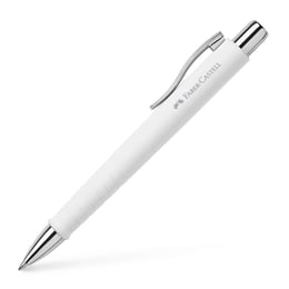 Faber-Castell Химикалка Poly Ball XB, автоматична, бяла