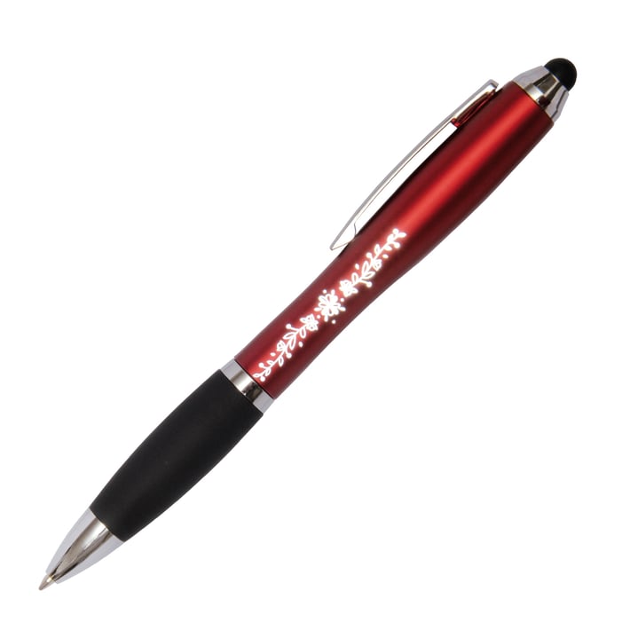 TOPS Химикалка Sway Lux, с лампичка и стилус, червена