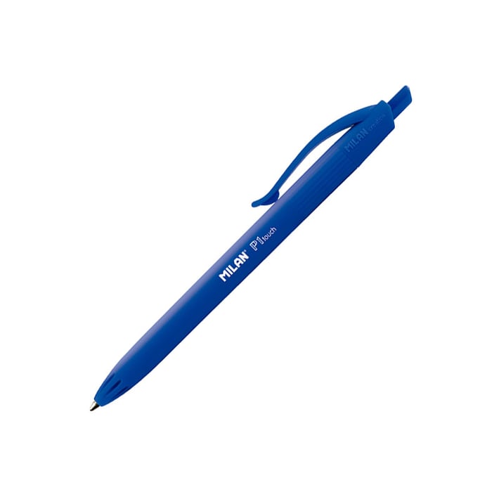 Milan Химикалка P1 Touch, автоматична, 1.0 mm, синя