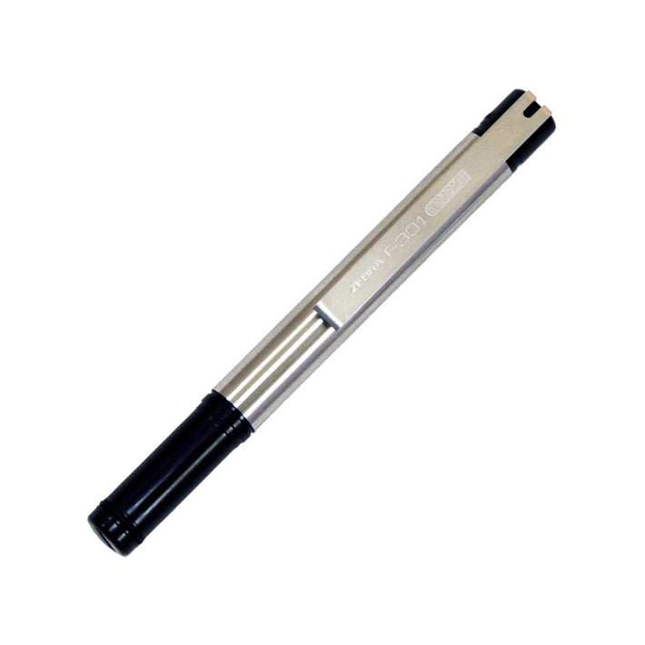 Zebra Химикалка F-301 Compact, метална, 0.7 mm, черна