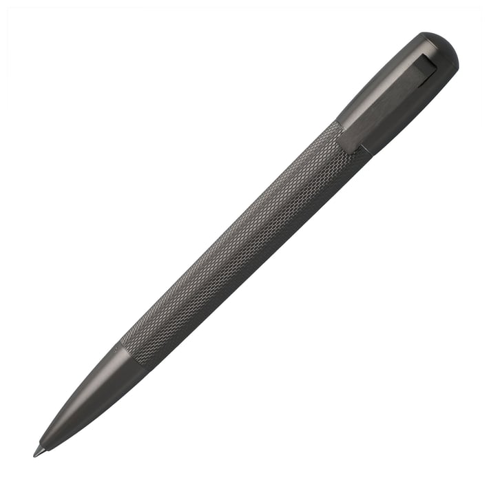 Hugo Boss Химикалка Pure Matte, в кутия, сребриста
