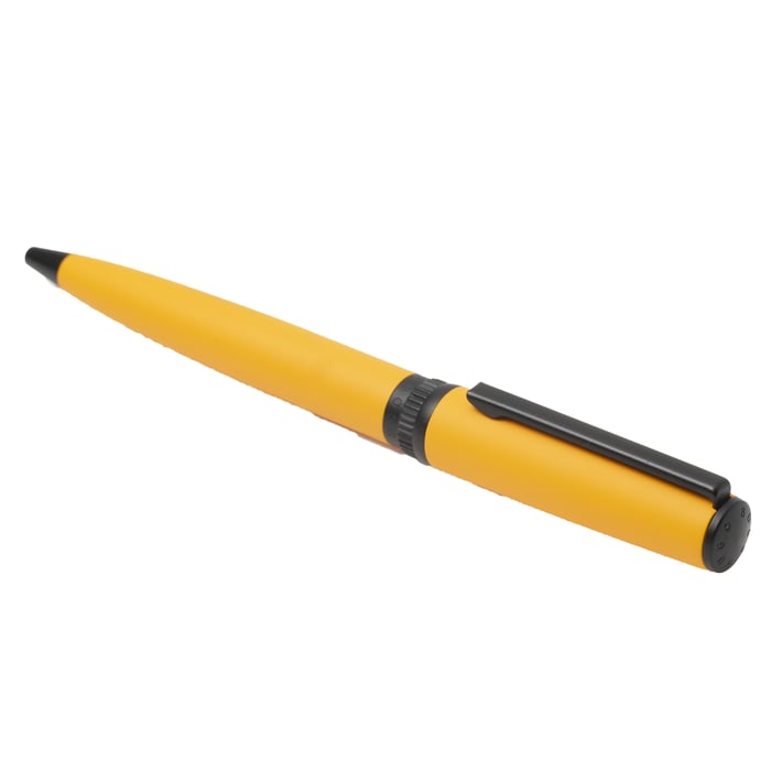 Hugo Boss Химикалка Gear Matrix, жълта