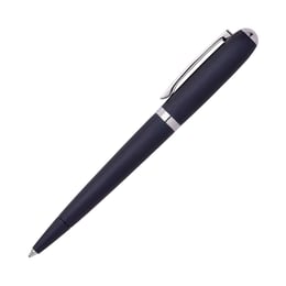 Hugo Boss Химикалка Contour Brushed, в кутия, тъмносиня