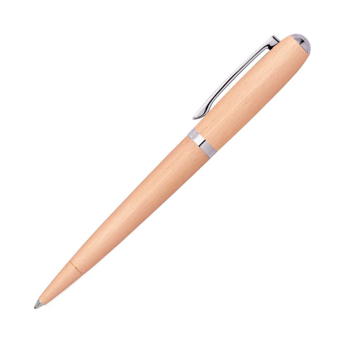 Hugo Boss Химикалка Contour Brushed, в кутия, бежова