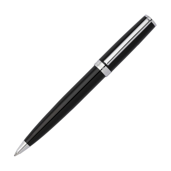 Hugo Boss Химикалка Gear Icon, в кутия, черна