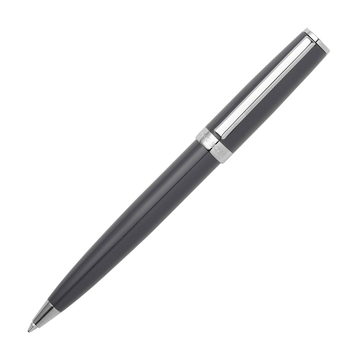 Hugo Boss Химикалка Gear Icon, в кутия, сива