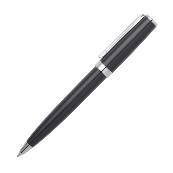 Hugo Boss Химикалка Gear Icon, в кутия, сива