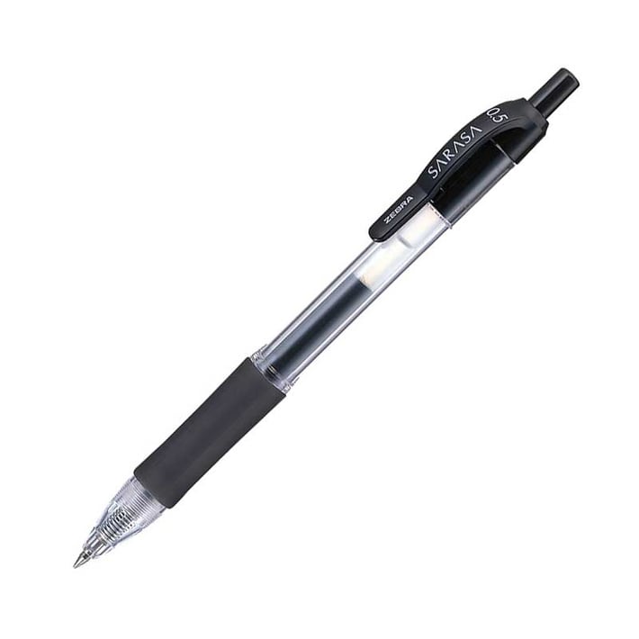 Zebra Гел ролер Sarasa Dry X20, автоматичен, 0.5 mm, черен