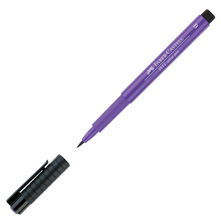 Faber-Castell Маркер-четка Pitt Artist Pen, B, № 136, пурпурновиолетов