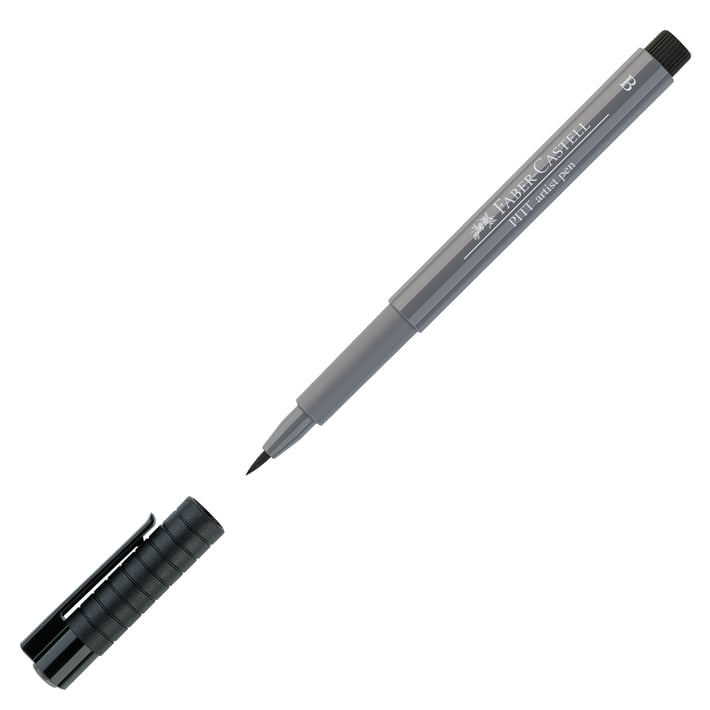 Faber-Castell Маркер-четка Pitt Artist Pen, B, № 233, студеносив IV