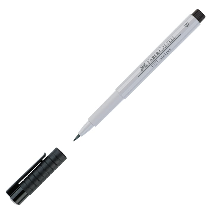 Faber-Castell Маркер-четка Pitt Artist Pen, B, № 230, студеносив I