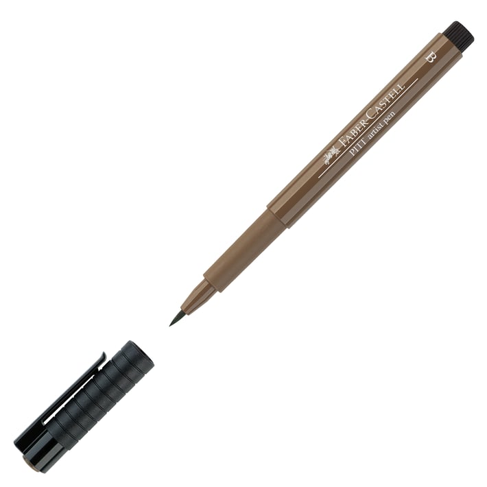 Faber-Castell Маркер-четка Pitt Artist Pen, B, № 178, нуга