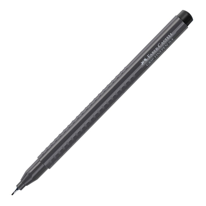 Faber-Castell Тънкописец Grip, 0.4 mm, черен