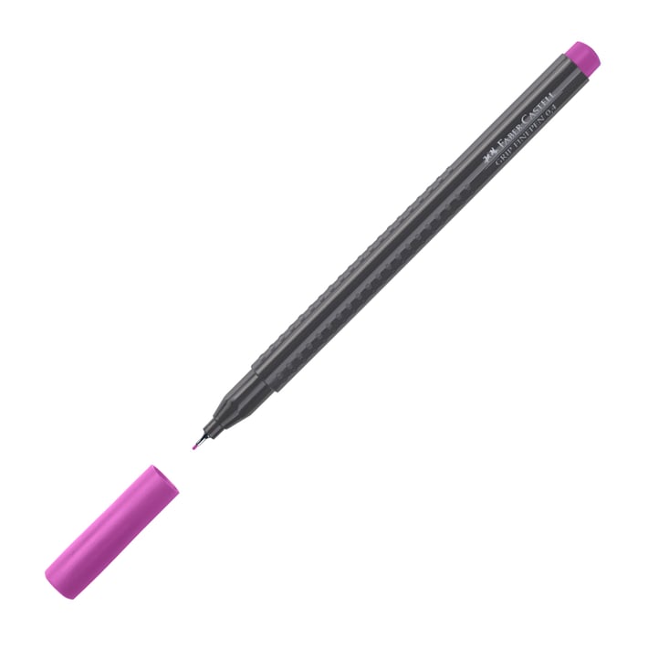 Faber-Castell Тънкописец Grip, 0.4 mm, лилав