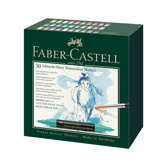 Faber-Castell Акварелен маркер Albrecht Dürer, 30 цвята