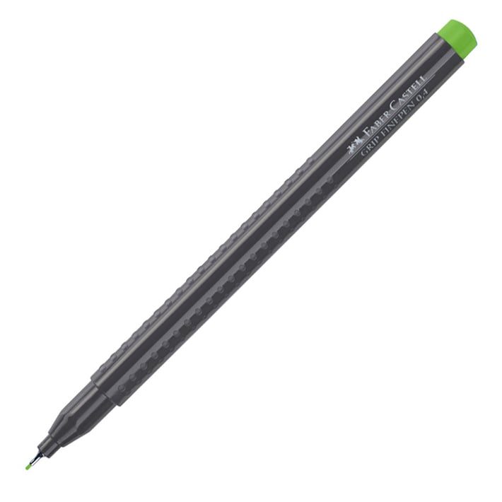 Faber-Castell Тънкописец Grip, 0.4 mm, тревистозелен