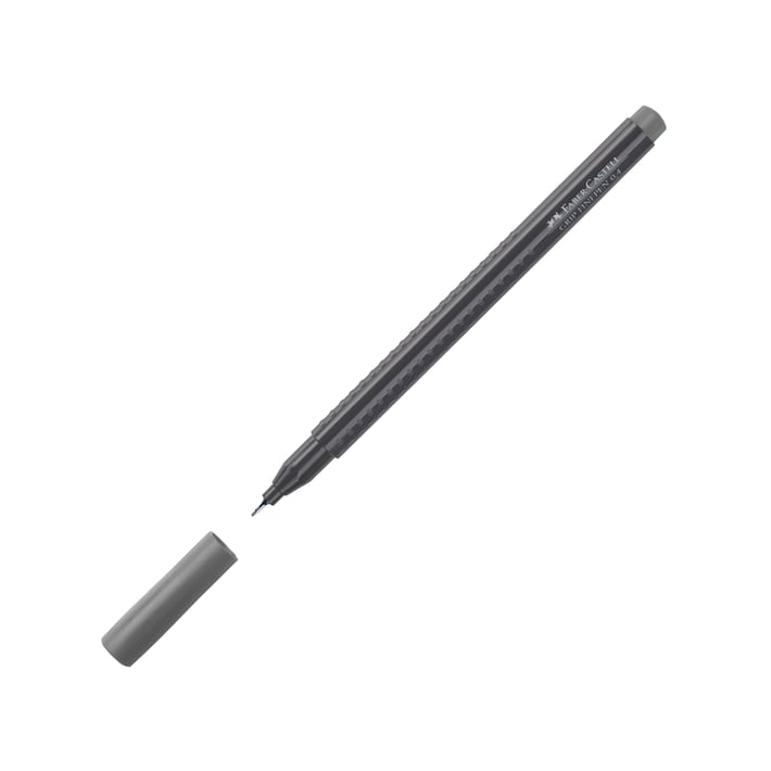 Faber-Castell Тънкописец Grip, 0.4 mm, сив