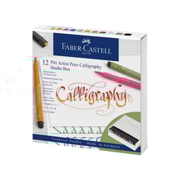 Faber-Castell Маркери Pitt Artist, за калиграфия, 12 цвята