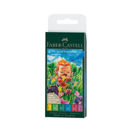 Faber-Castell Маркер-четка Pitt Artist, пролет, 6 броя