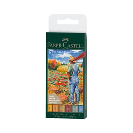 Faber-Castell Маркер-четка Pitt Artist, есен, 6 броя