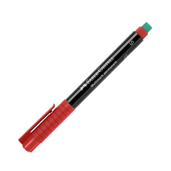 Faber-Castell Тънкописец 1523 OHP S, перманентен, 0.4 mm, червен