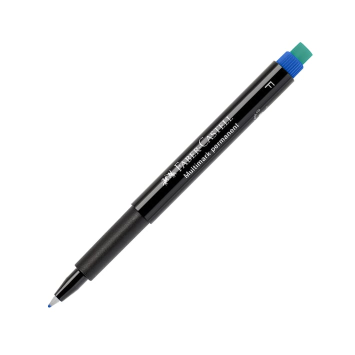 Faber-Castell Тънкописец 1513 OHP F, перманентен, 0.6 mm, син