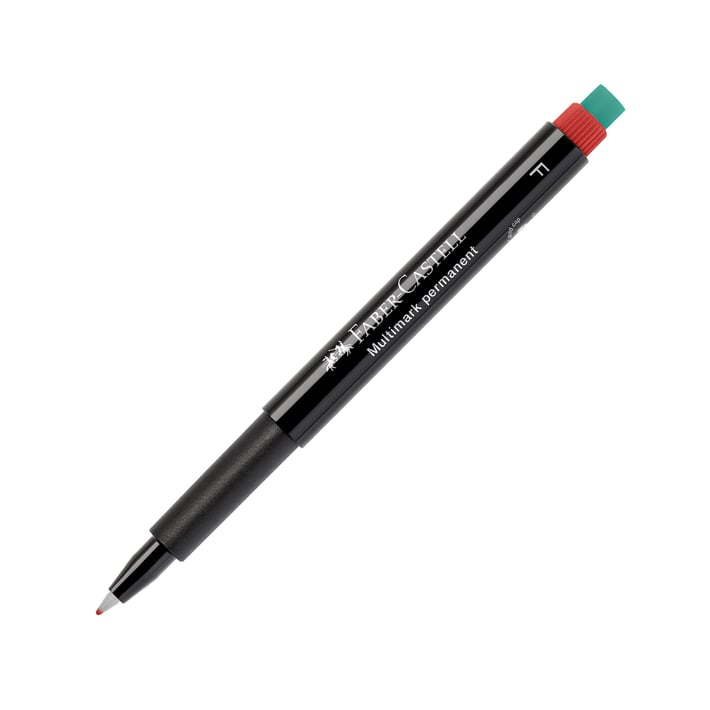 Faber-Castell Тънкописец 1513 OHP F, перманентен, 0.6 mm, червен