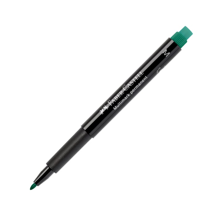 Faber-Castell Тънкописец 1525 OHP M, перманентен, 1.0 mm, зелен