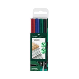 Faber-Castell Тънкописец 1513 OHP F, перманентен, 4 цвята