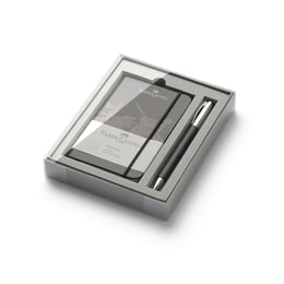 Faber-Castell Комплект Ambition, химикалка и тефтер, A6, черен