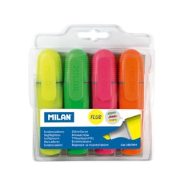 Milan Текст маркер Fluo, 4 цвята, опаковка 24