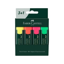 Faber-Castell Текст маркер 48, 3 + 1 цвята