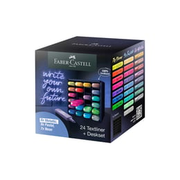 Faber-Castell Текст маркер, 24 цвята, микс, в куб