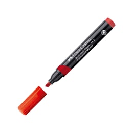 Faber-Castell Перманентен маркер 54E, скосен, червен
