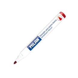 Milan Борд маркер за бяла дъска, объл, червен
