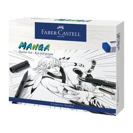 Faber-Castell Комплект Pitt Manga Starter, молив, писец и гума