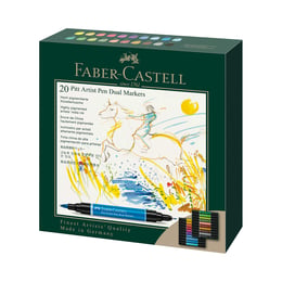 Faber-Castell Маркер Dual, 20 цвята