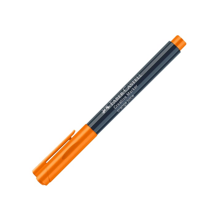 Faber-Castell Маркер Creative, объл, цвят 113 - портокалов сок