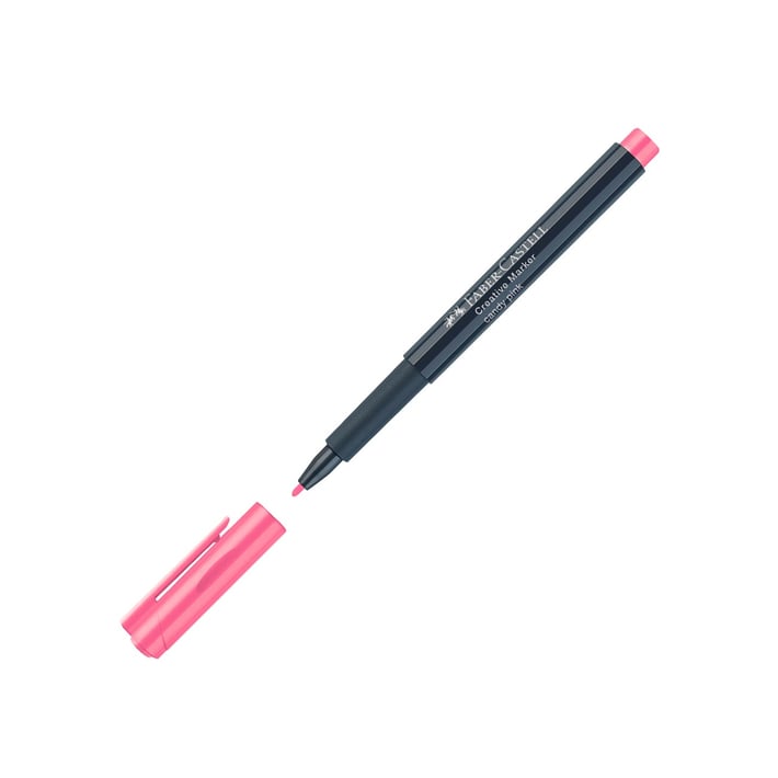 Faber-Castell Маркер Creative, объл, цвят 128 - бонбоненорозов
