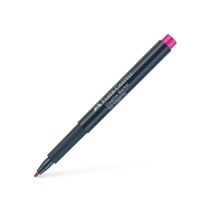 Faber-Castell Маркер Creative, объл, цвят 133 - магента