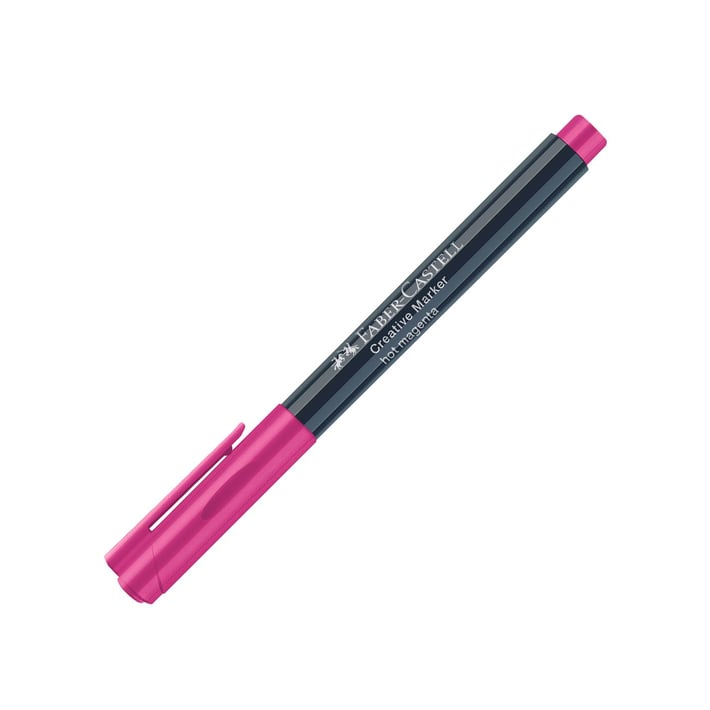 Faber-Castell Маркер Creative, объл, цвят 133 - магента