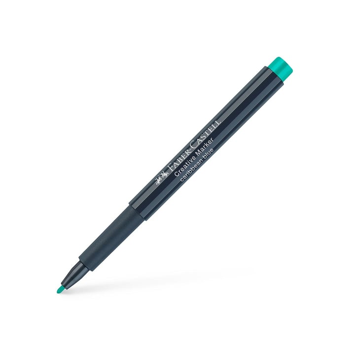 Faber-Castell Маркер Creative, объл, цвят 156 - карибскосин