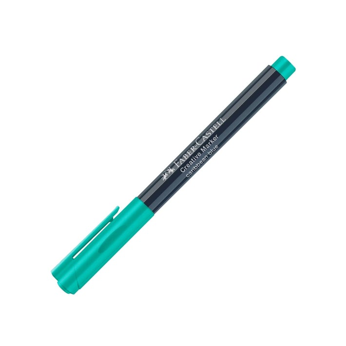 Faber-Castell Маркер Creative, объл, цвят 156 - карибскосин