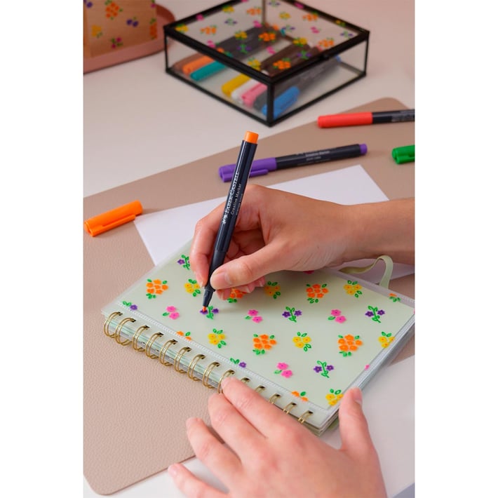 Faber-Castell Маркер Creative, Summer Breeze, объл, 6 цвята