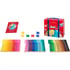 Faber-Castell Флумастери Connector, 40 цвята в куфар