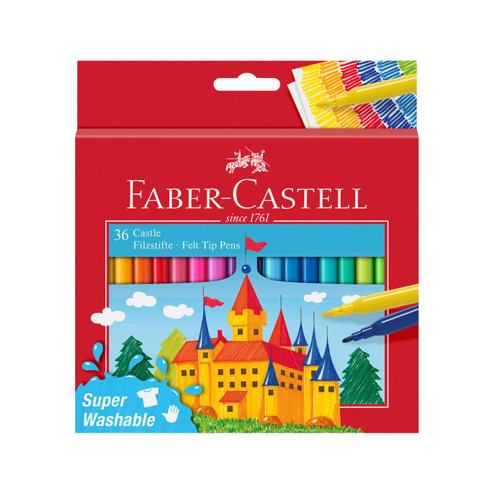 Faber-Castell Флумастери Замък, 36 цвята