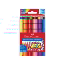 Faber-Castell Флумастери Grip, 20 цвята