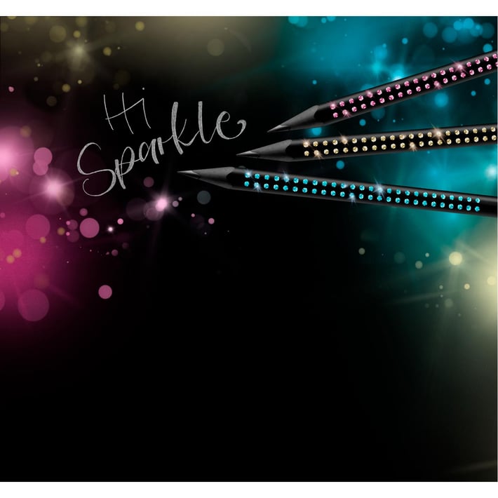 Faber-Castell Молив Sparkle Midnight, роза