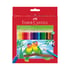 Faber-Castell Цветни моливи Eco, 24 цвята, с включена острилка