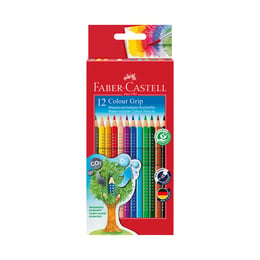 Faber-Castell Акварелни моливи Grip, 12 цвята